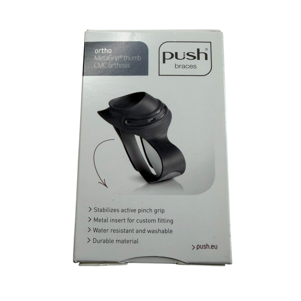 PUSH MetaGrip Thumb CMC Orthosis Grey Right Hand Size 1 Women's